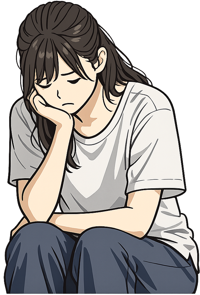 具合の悪い女性