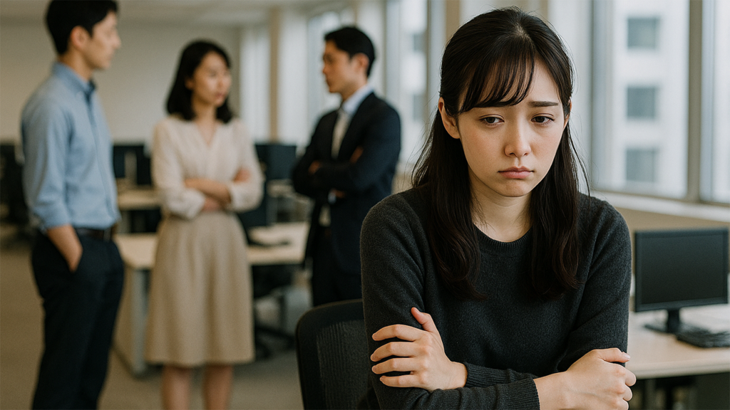 特例子会社の人間関係に悩んでいる女性