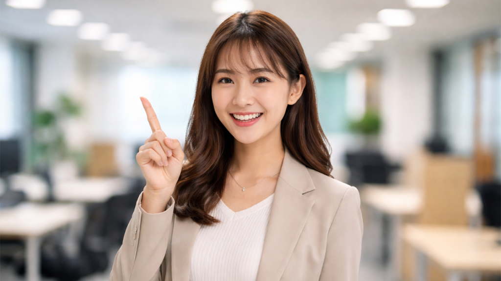 障害者雇用で働いている女性