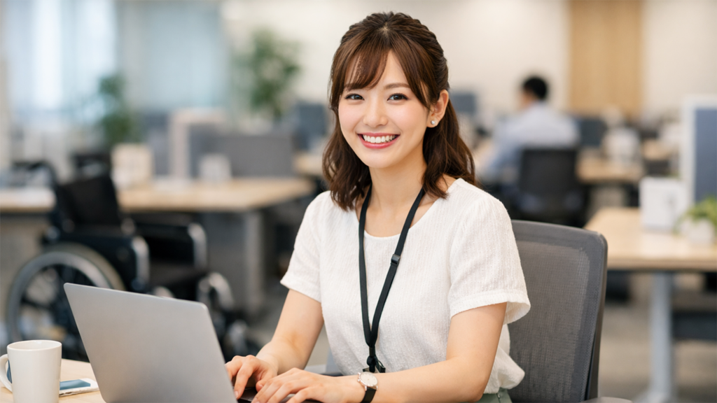 障害者雇用で働いている人