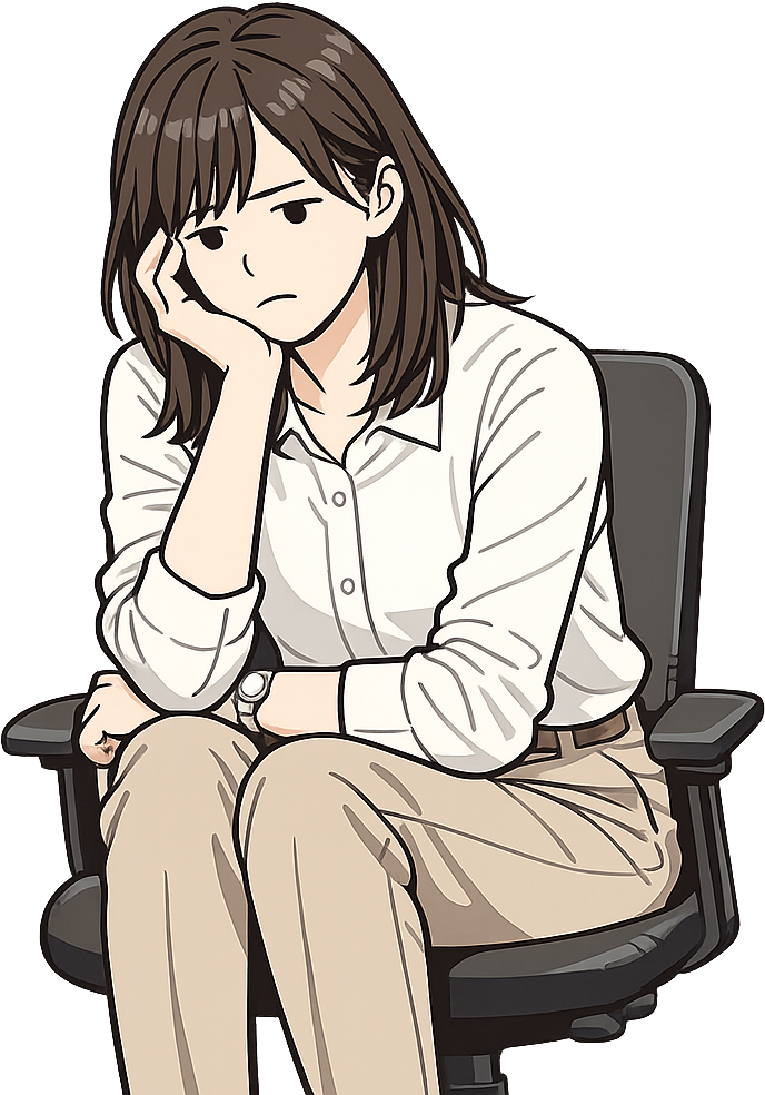 職場で困っている人