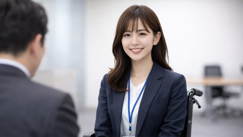 配慮事項を伝えている人