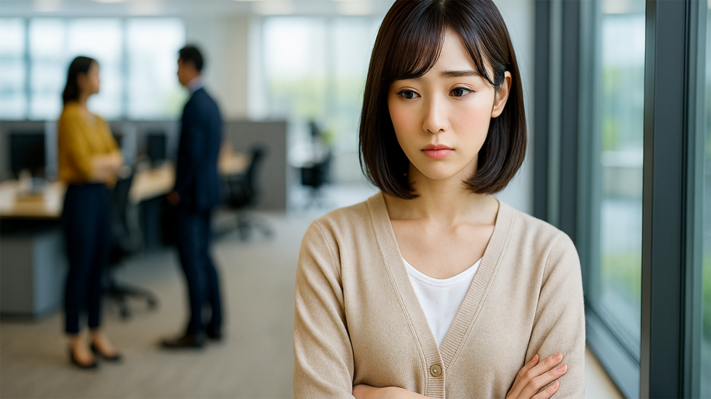 障害者雇用で働きながら悩んでいる女性
