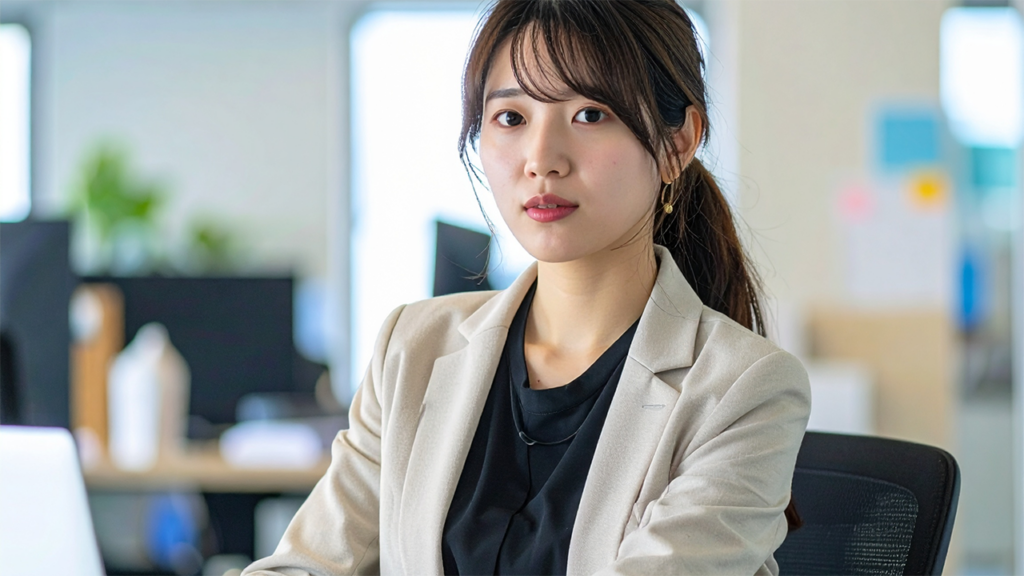 職場で悩みを抱えている女性