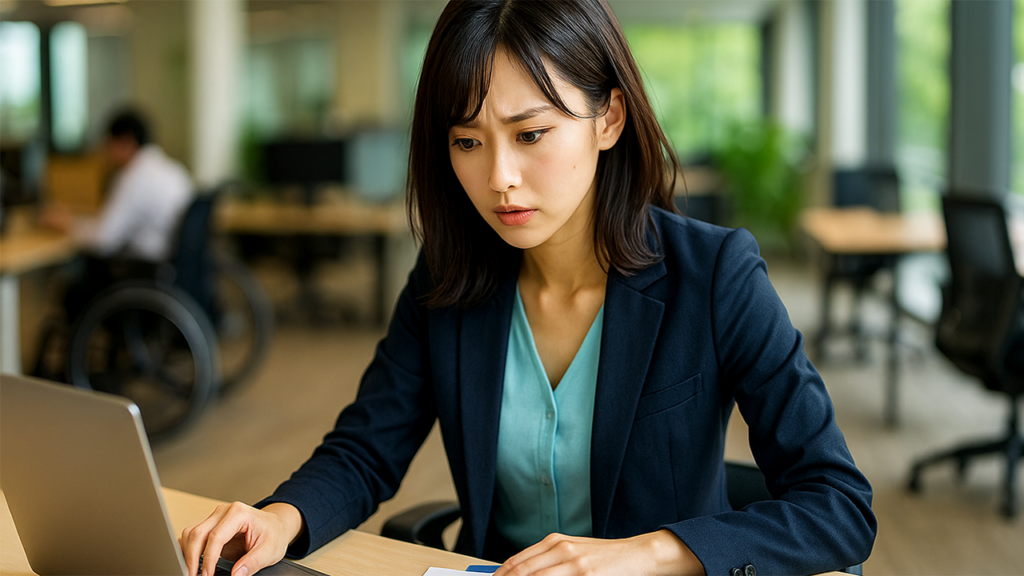 特例子会社で働いている女性