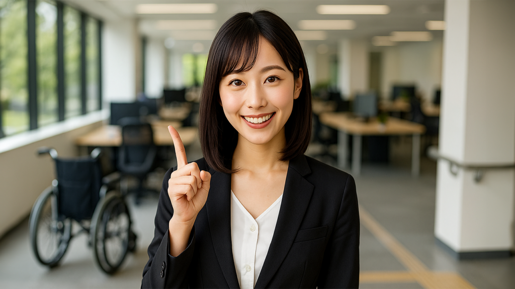 ガイドの女性