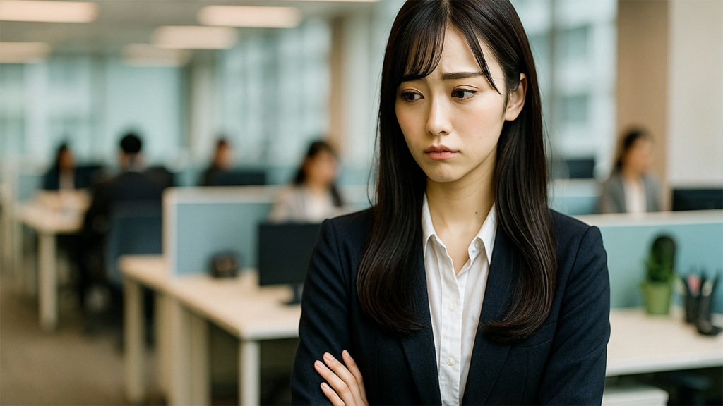 障害者雇用で働く障害者の女性