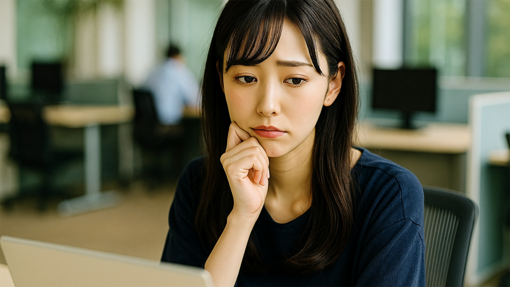 障害者雇用で働く女性