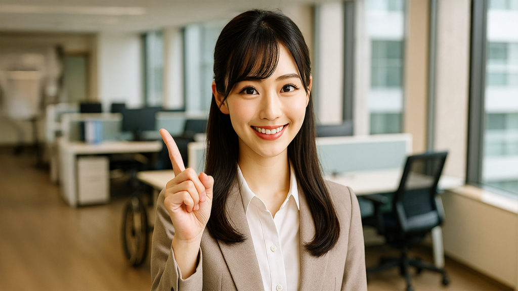 特例子会社で働いている女性