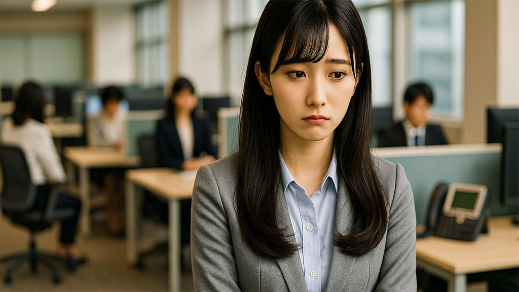 障害者雇用で働いている女性