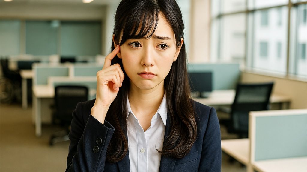 障害者雇用で働いている女性