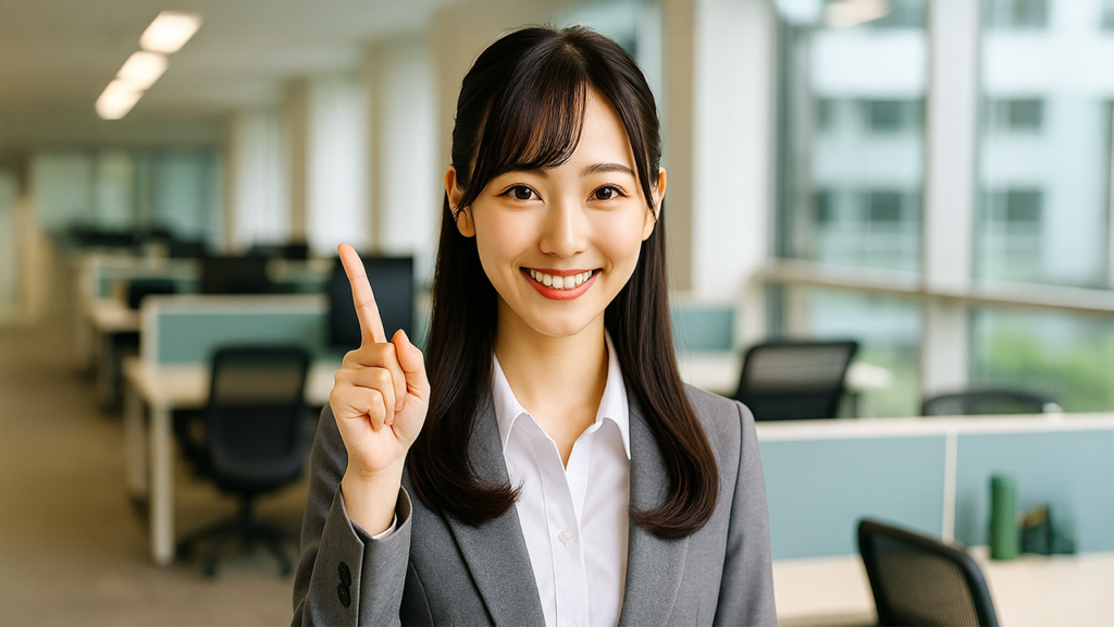 障害者雇用で働いている女性