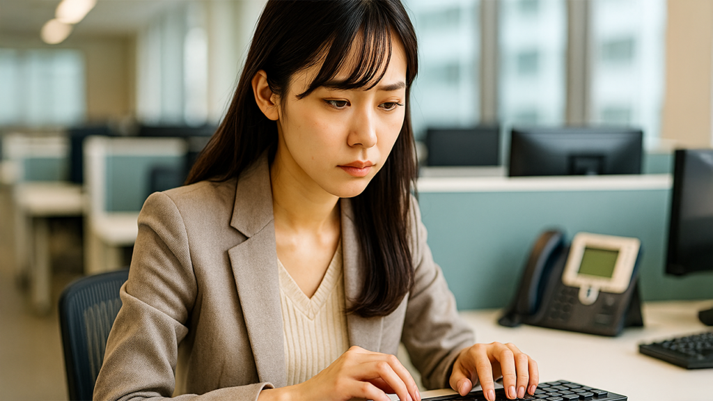 特例子会社で働いている女性