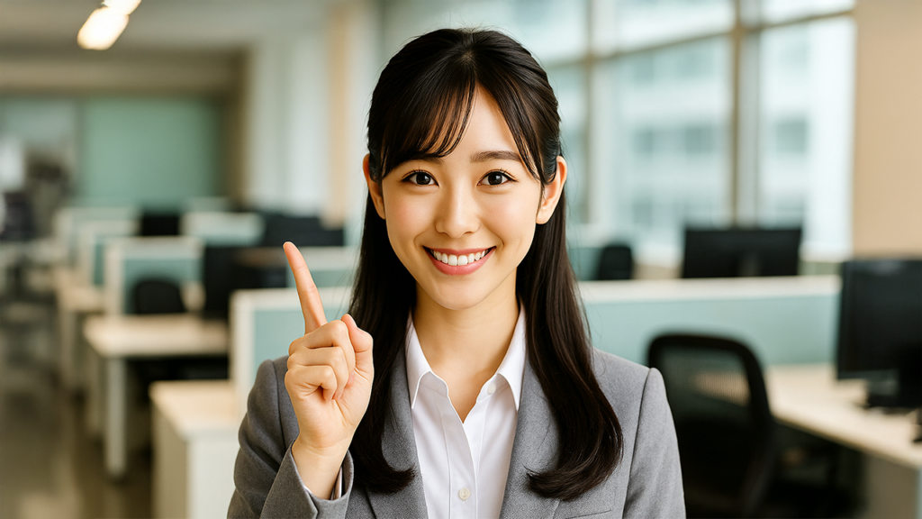 特例子会社で働いている障害者の女性