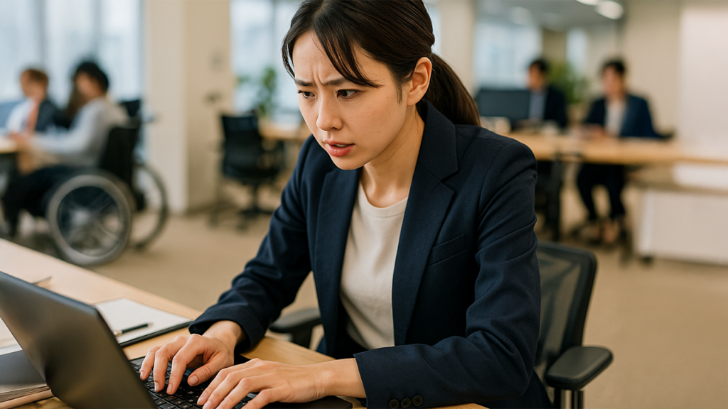 特例子会社で働いている女性