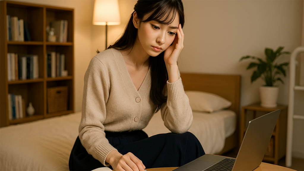 就職を考えている障害者の女性