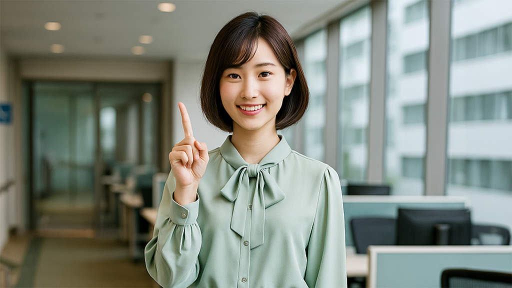 障害者雇用で働いている女性