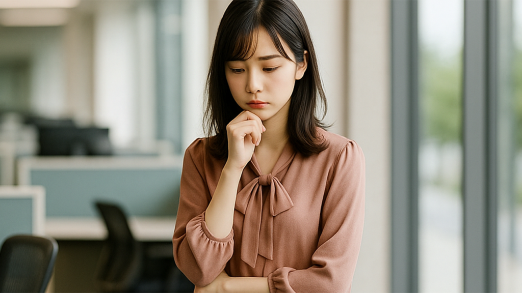 障害者雇用で働いている女性