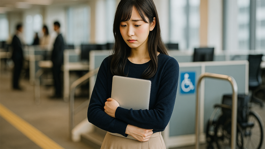 職場で悩んでいる人