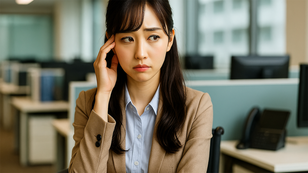 障害者雇用で働いている女性